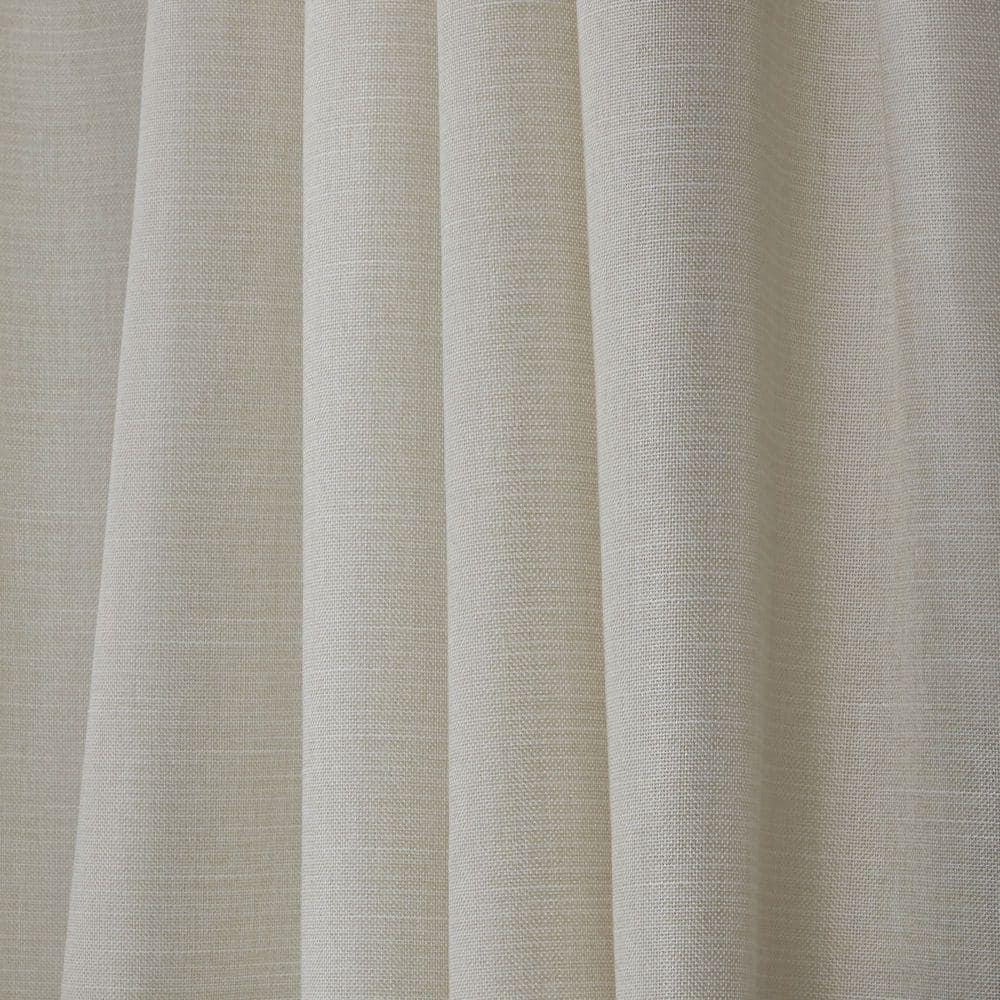 Nicole Miller Nicole Miller Faux Linen Slub Textured Hidden Tab/Rod Pocket Top Light Filtering Curtain Panel Pair (Set of 2)