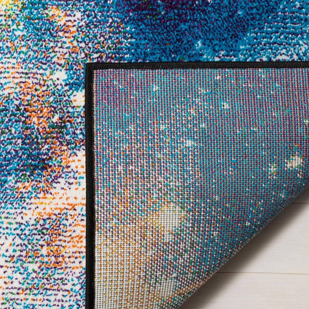 SAFAVIEH Galaxy Kalden Astronomy Area Rug, Purple/Multi, 9' x 12'