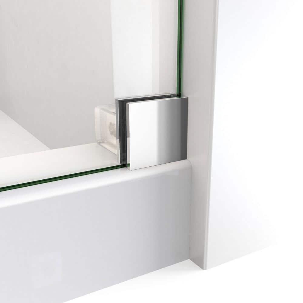 44.38" W x 34.5" D x 76" H FramelessRectangle Sliding Shower Enclosure