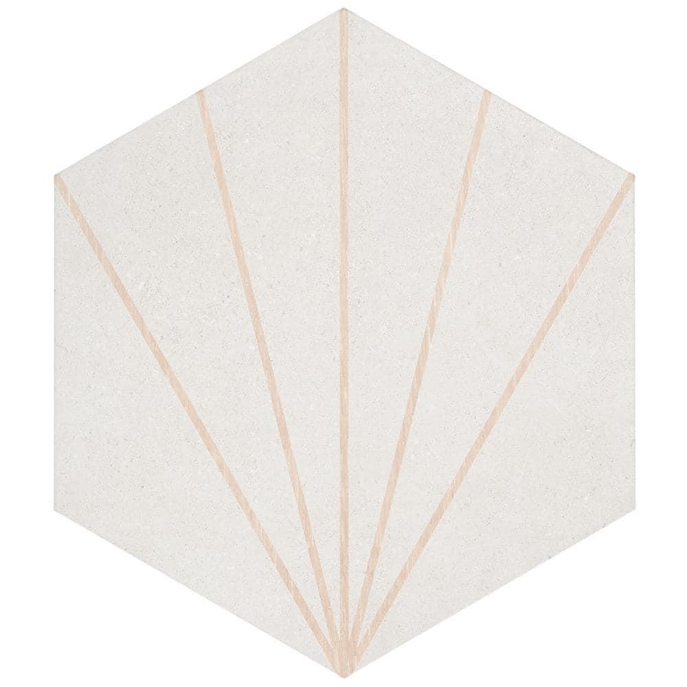 Arbor Hex Beams 13" x 14.5" Porcelain Wall & Floor Tile (10.51 Sq. Ft. / Case)
