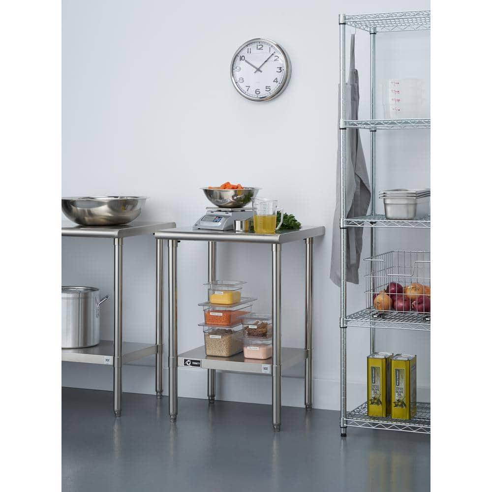 Prep & Savour Hany Metal Prep Table