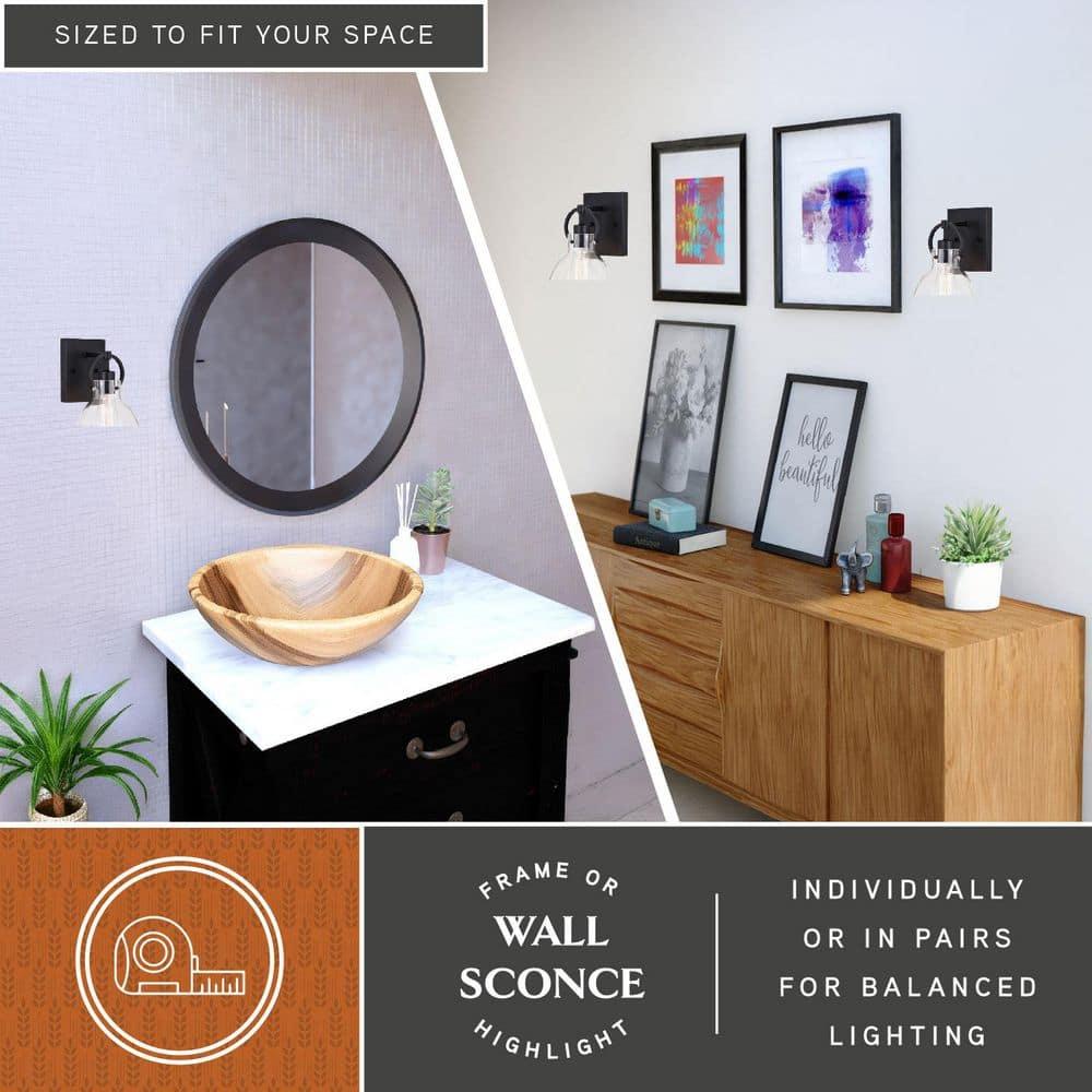 Vaxcel Ogden 1 - Light Vanity in  Matte Black