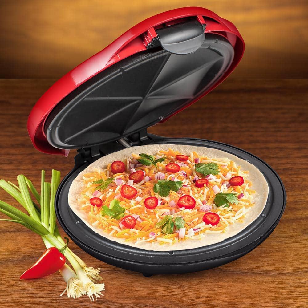Taco Tuesday TCTEQM10RD 10 In. Electric Quesadilla Maker