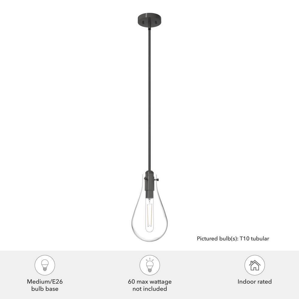 Hunter Fan Lundin 1 - Light Single Tear Drop Pendant