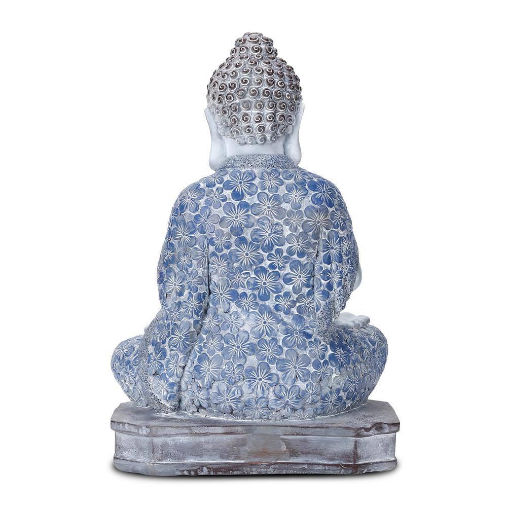 TECHKO 15" Buddha Garden Statue