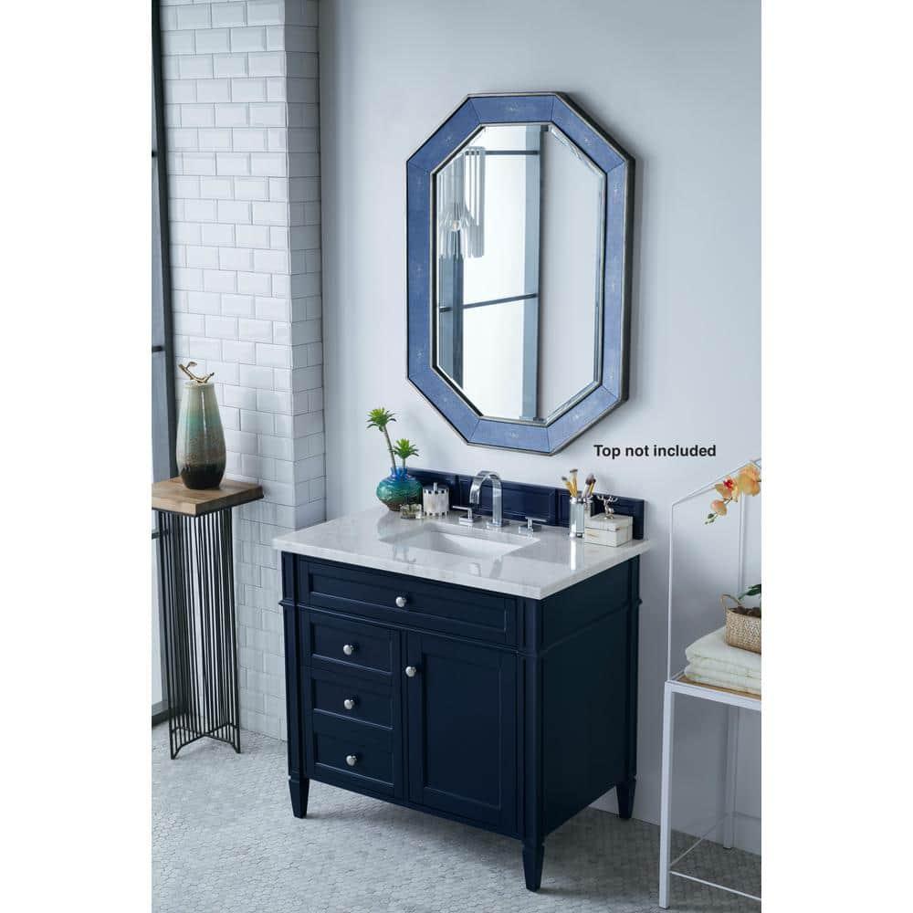 Victory Blue 35" Plywood Traditional Single Vanity Base