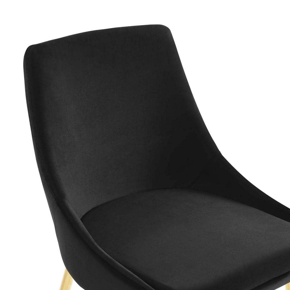 Modway Viscount Performance Velvet Dining Chairs (Set of 2)