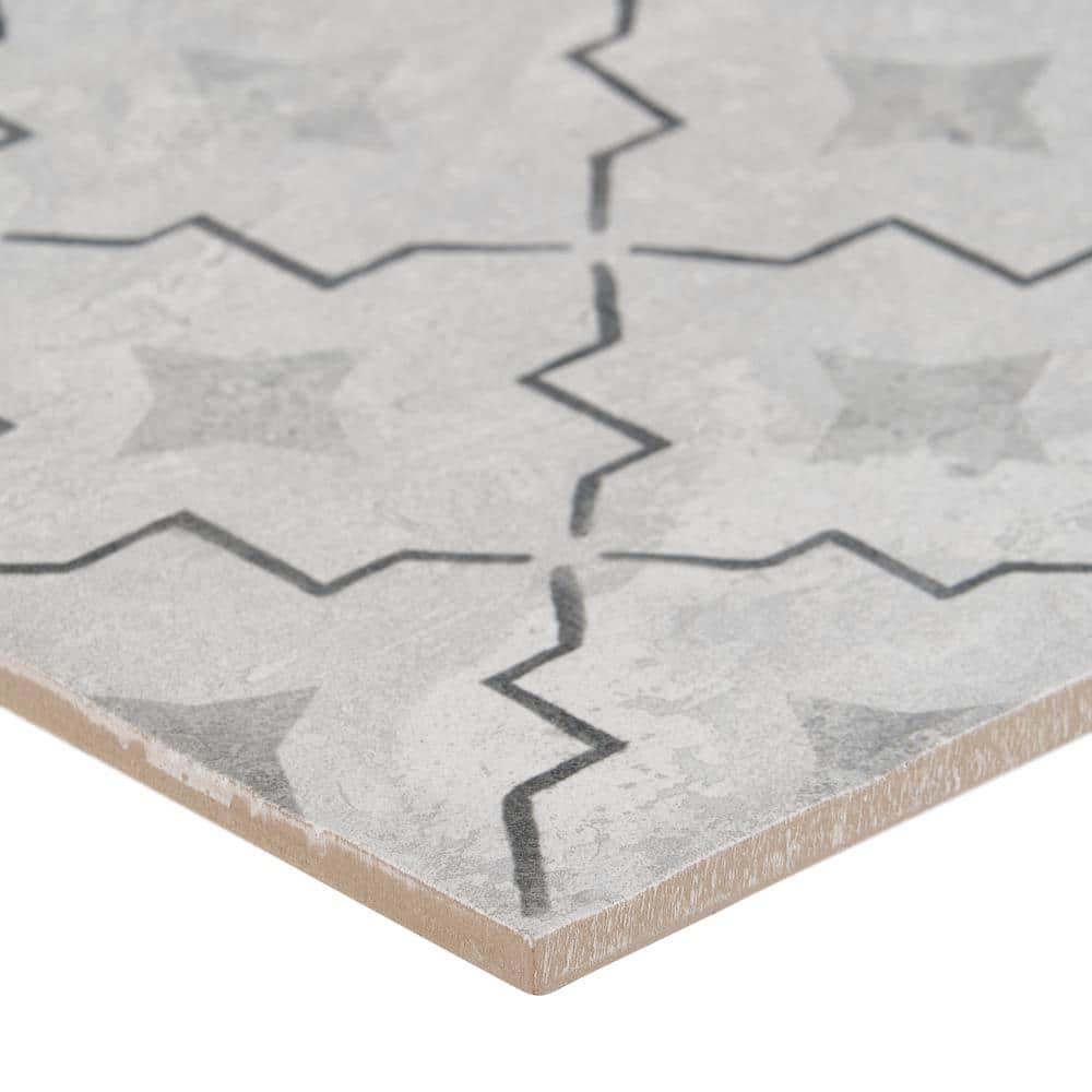 Patras Deco Como 7.87 in. x 7.87 in. Matte Porcelain Floor and Wall Tile (10.76 Sq. Ft. / Case)