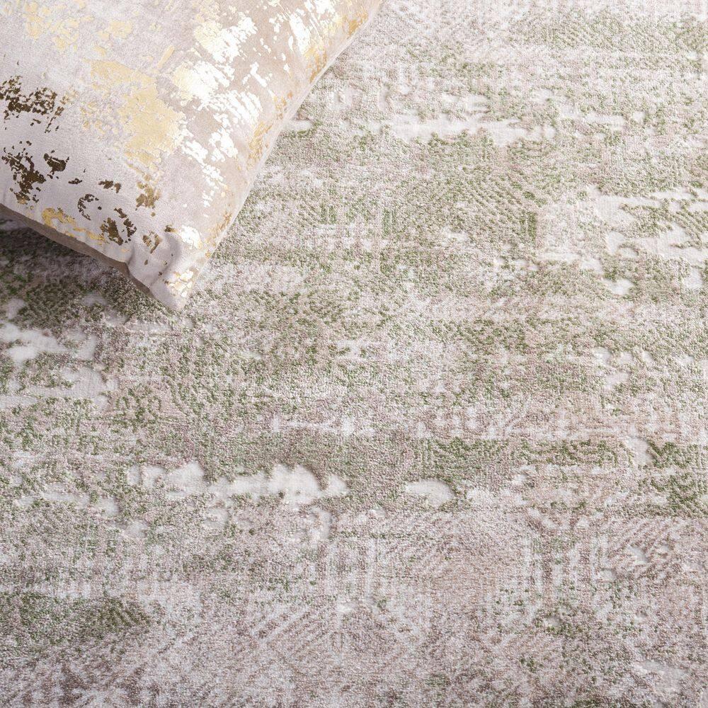 Meadow 500 MDW585 Power Loomed Indoor Area Rug - Beige/Sage - 9'x12' - Safavieh