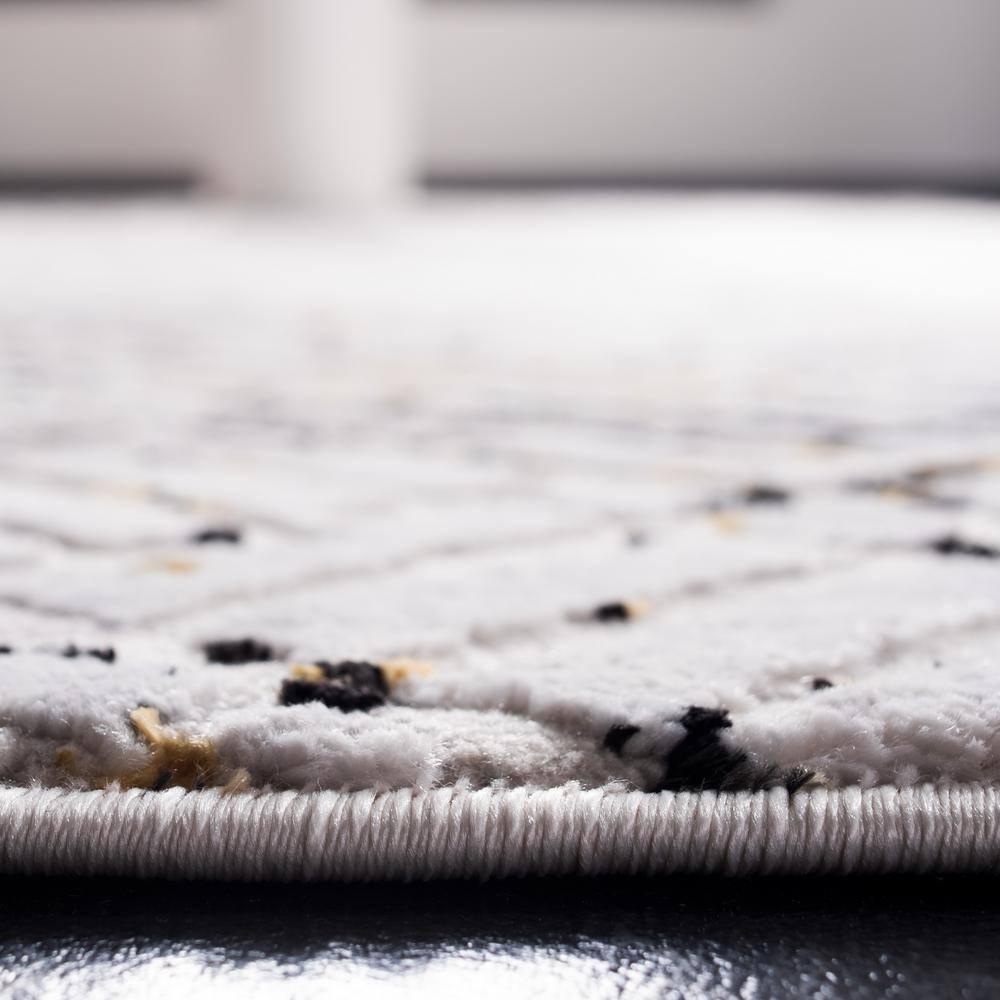 Amalfi AMF552 Power Loomed Area Rug - Cream/Charcoal - 5'3"x7'6" - Safavieh.
