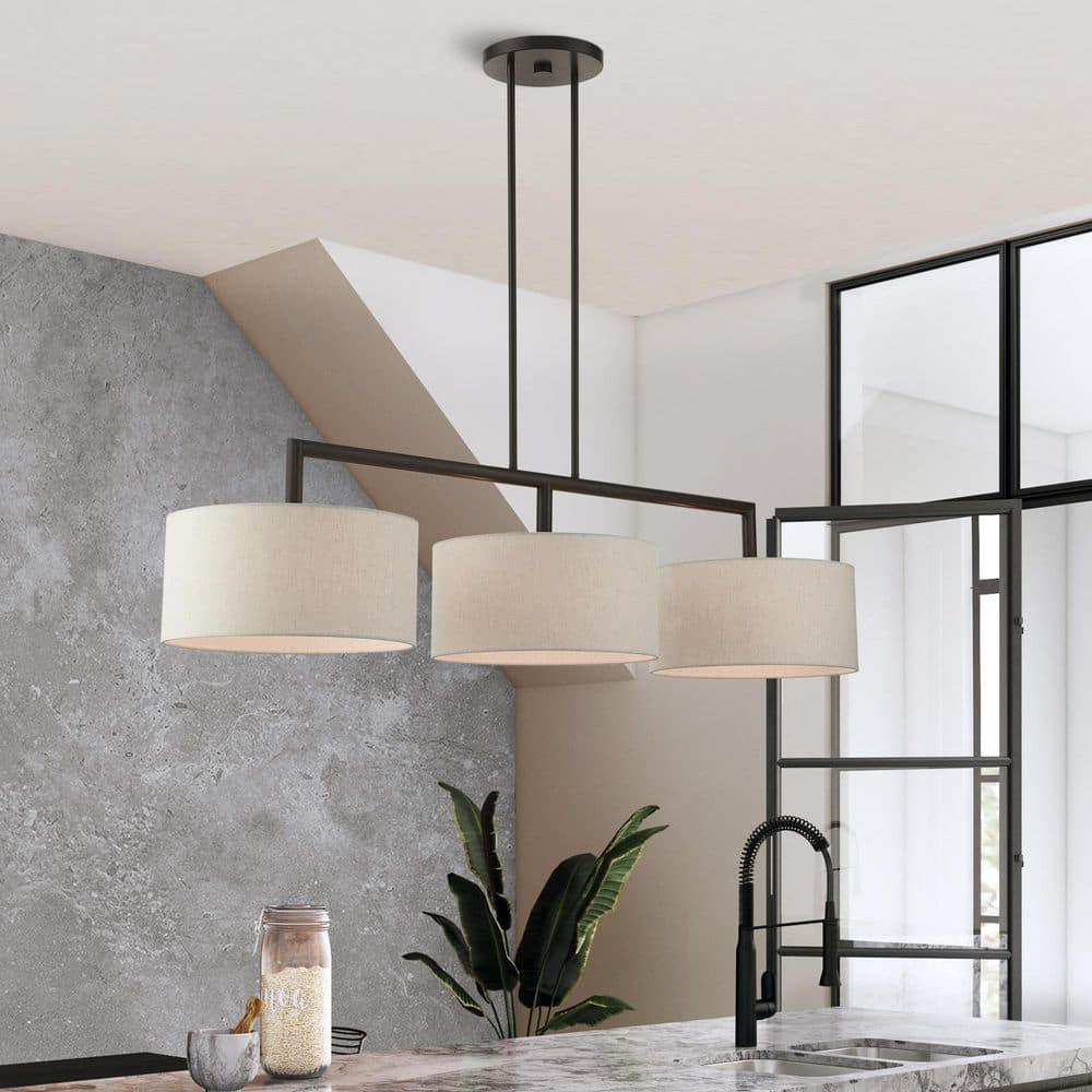 Livex Lighting Meridian 3 - Light Chandelier in  English Bronze