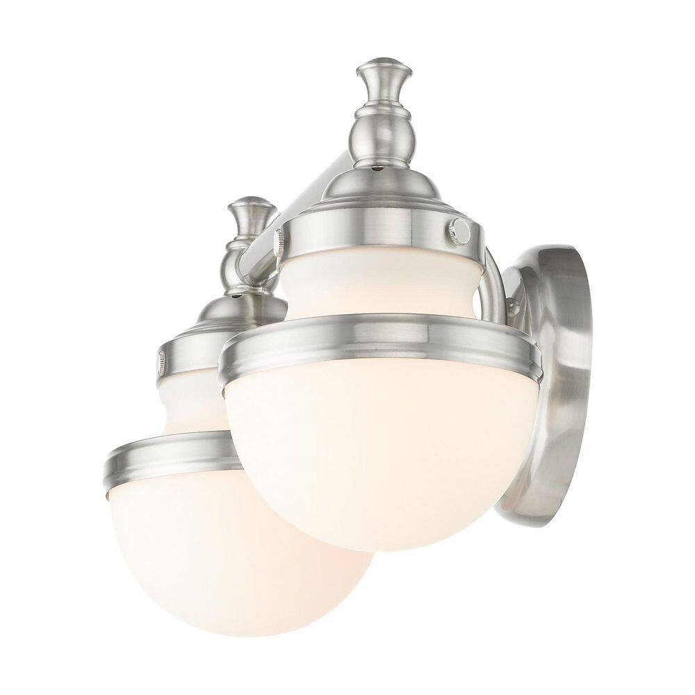 Livex Lighting Oldwick 2 - Light Vanity in  Brushed Nickel