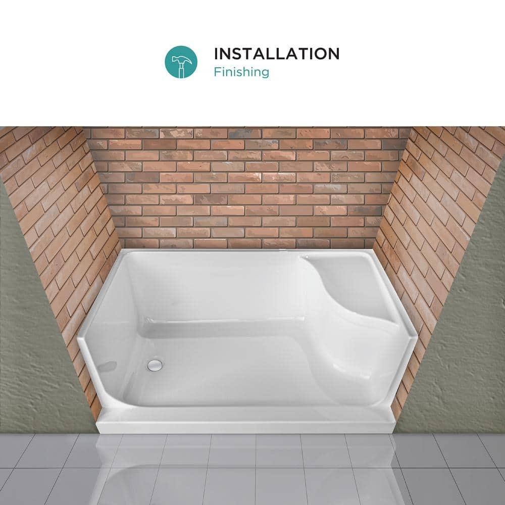 Aquatique 60" x 32" Single Threshold Shower Base