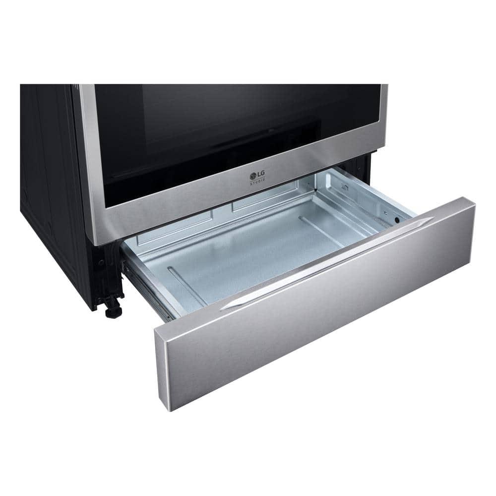 LG Studio LG STUDIO Smart Wi-Fi Dual Fuel Slide-in Range with ProBake Convection® and EasyClean®, 6.3 cu. ft. LSDS6338F
