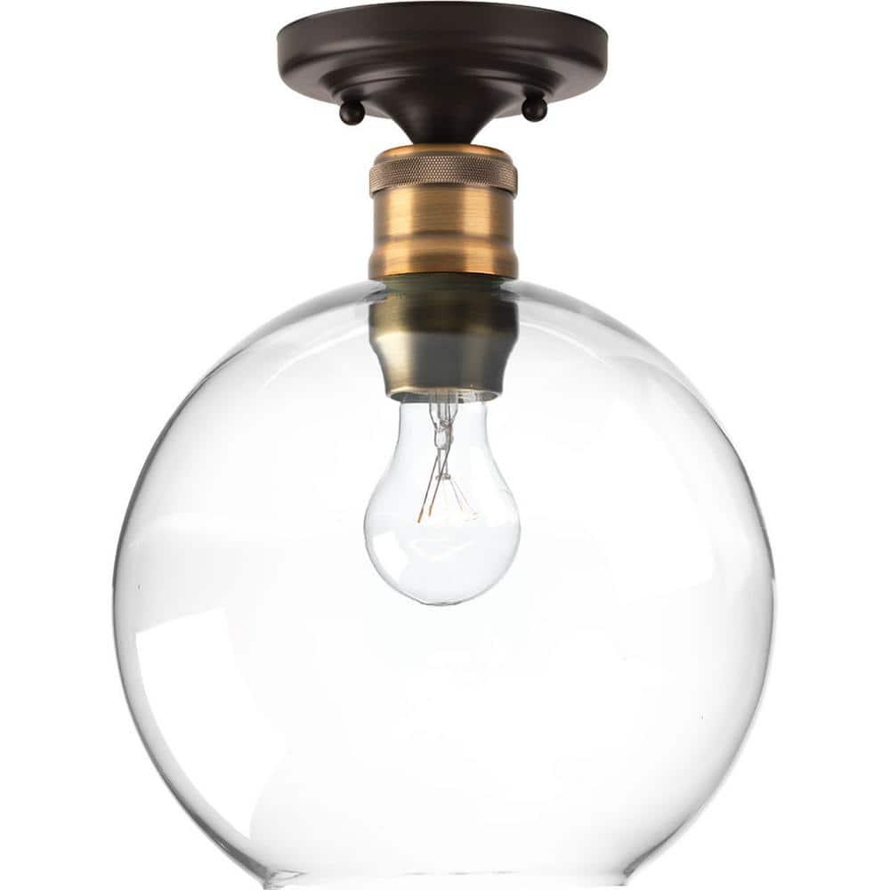 Progress Lighting - One Light Flush Mount - Close-to-Ceiling - Hansford -