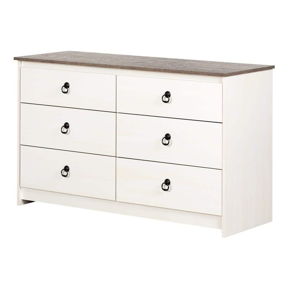 South Shore Plenny 6-Drawer Dresser Storage Unit