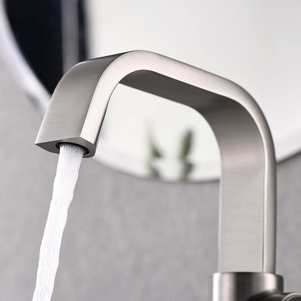 Single Hole Bathroom Faucet with Drain Assembly