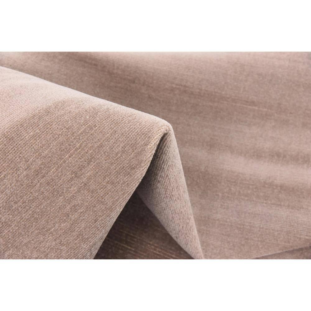 Unique Loom Williamsburg Collection Area Rug - Solid (6' 1" x 9' Rectangle Light Brown)