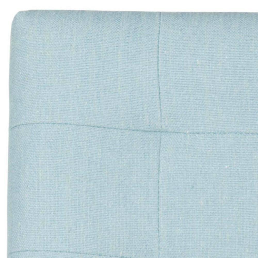 Thompson 23.9" Linen Counter Stool W/ Silver Nailheads - Sky Blue - Safavieh