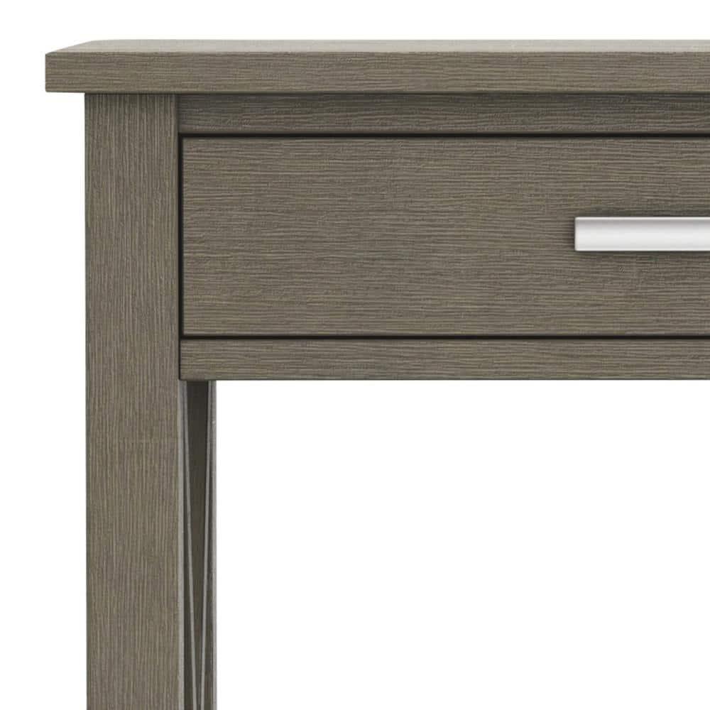 Simpli Home Kitchener 47"W Solid Wood Contemporary Storage Console Table with 2 Drawers and Bottom Storage Shelf