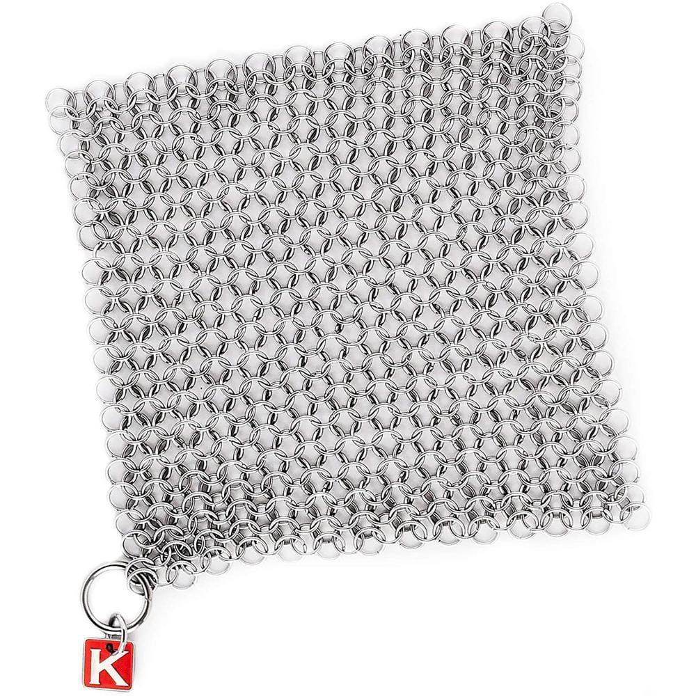 6" Stainless Steel Chainmail Scrub Sponge