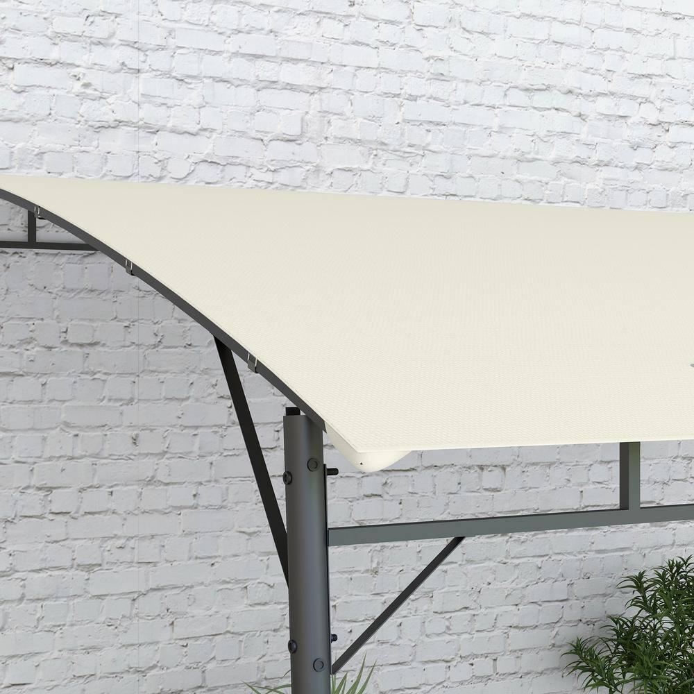 Outsunny UV-Resistant 13 Ft. W x 10 Ft. D Steel Patio Gazebo