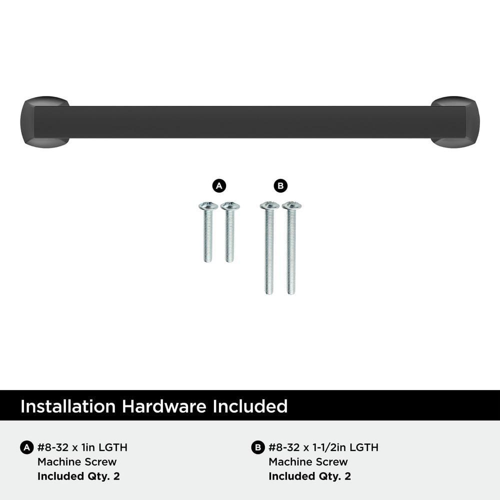 Miseno Mcptrp1631 Huntington 6-5/16" Center To Center Handle Cabinet Pull - Black