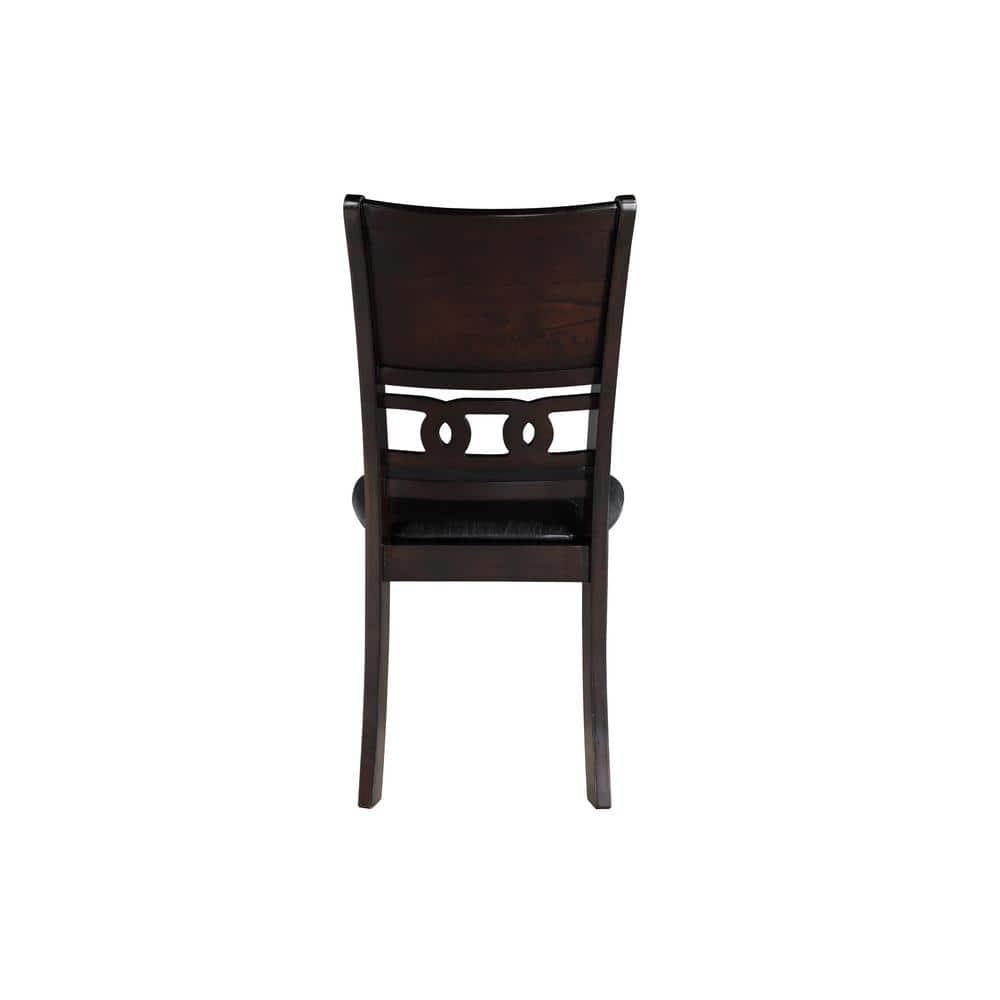 New Classic Furniture Gia Dining Collection with Table & 4 Chairs, Ebony