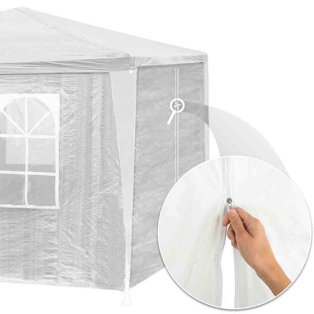 Costway 30 Ft. W x 10 Ft. D Steel Party Tent Canopy