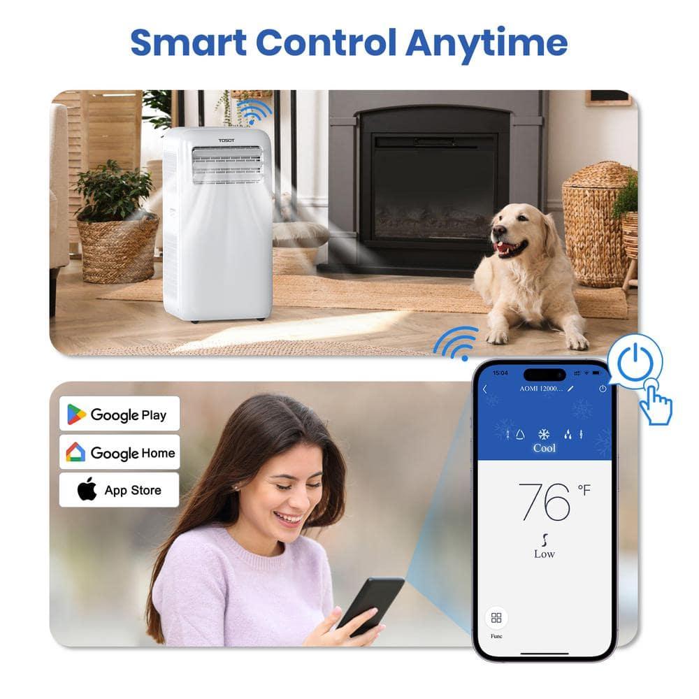 Tosot TOSOT 11500 BTU Portable Air Conditioner for 400 Square Feet with Remote and Auto Swing