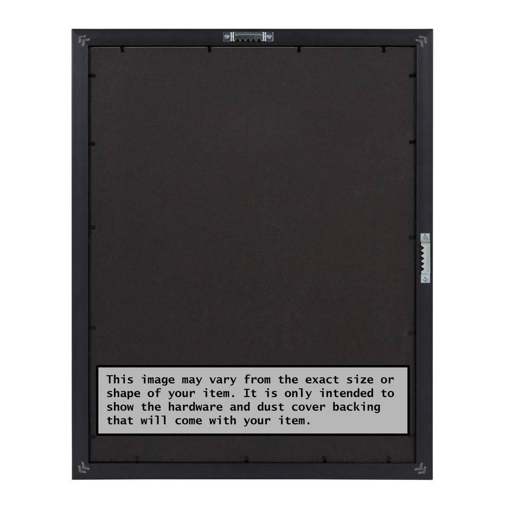 Amanti Art Pinstripe Plank Grey Picture Frame Opening Size 18x24 in.