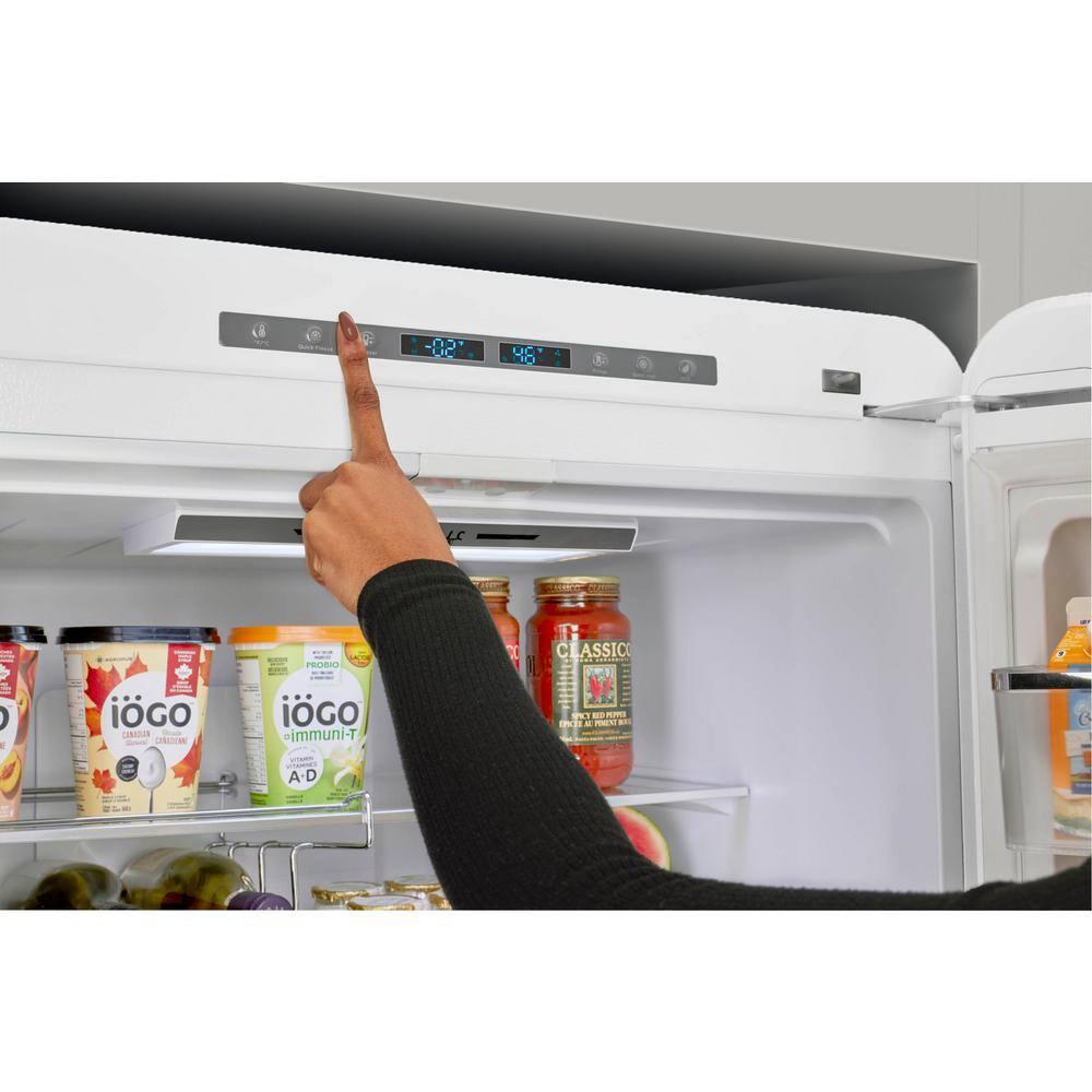 Unique Appliances Classic Retro 30" Frost-Free 17.7 cu. ft. Energy Star Certified Bottom Freezer Refrigerator UGP-510L W AC