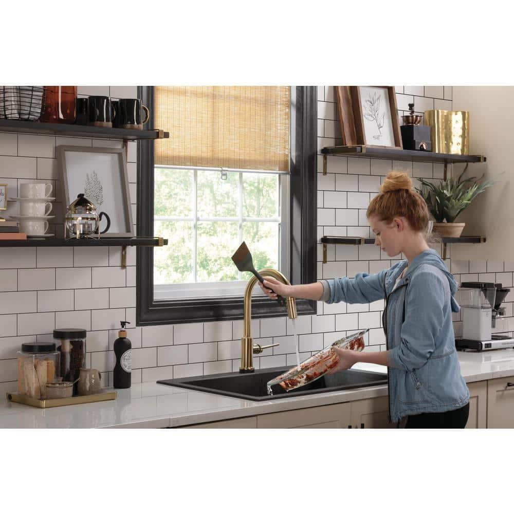 Trinsic Pull Down Sprayer Touch Kitchen Sink Faucet, Touch Control Kitchen Faucet
