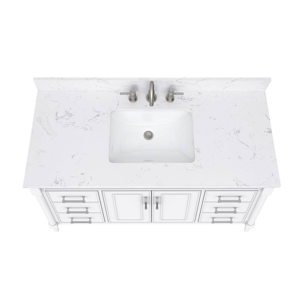 Avanity Bristol 48" Free Standing Single Bathroom Vanity with Engineered Stone Top