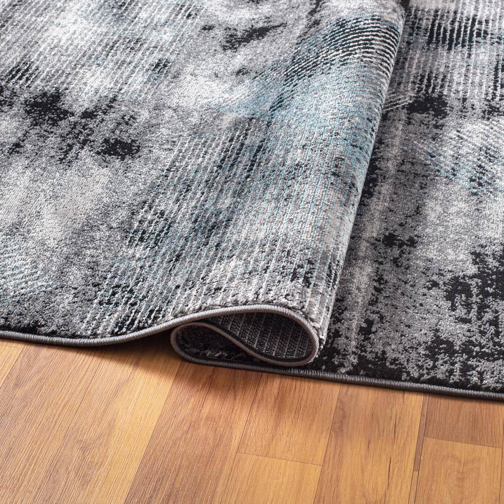 World Rug Gallery Contemporary Distressed Geometric Area Rug