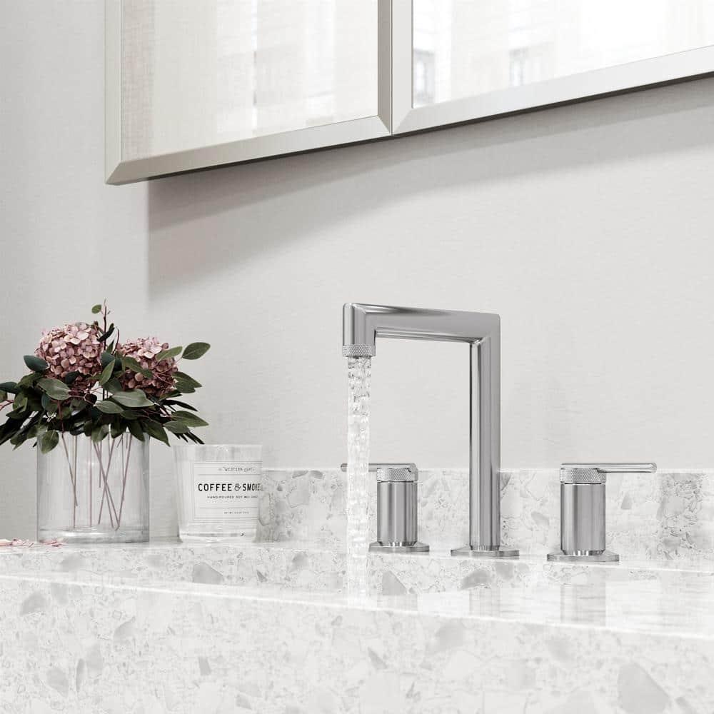 Sterling 7" H Two Handle Widespread Bathroom Faucet