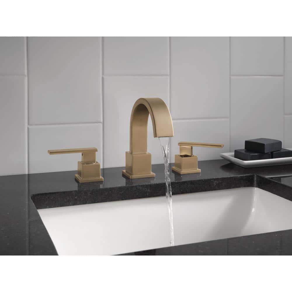 Vero Widespread Bathroom Faucet 3 Hole, 2-handle Bathroom Sink Faucet with Drain Assembly