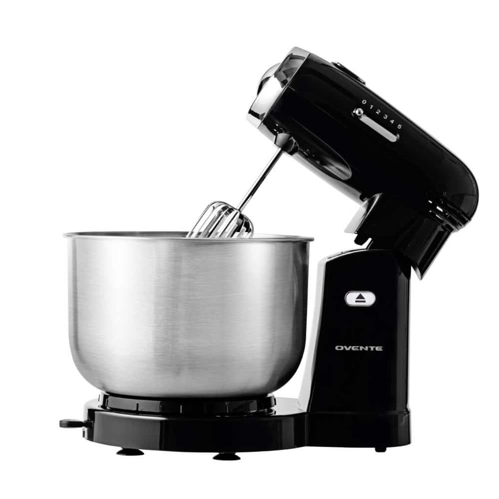 Ovente Electric Stand Mixer with 3.5Qt Removable Stainless Steel Bowl