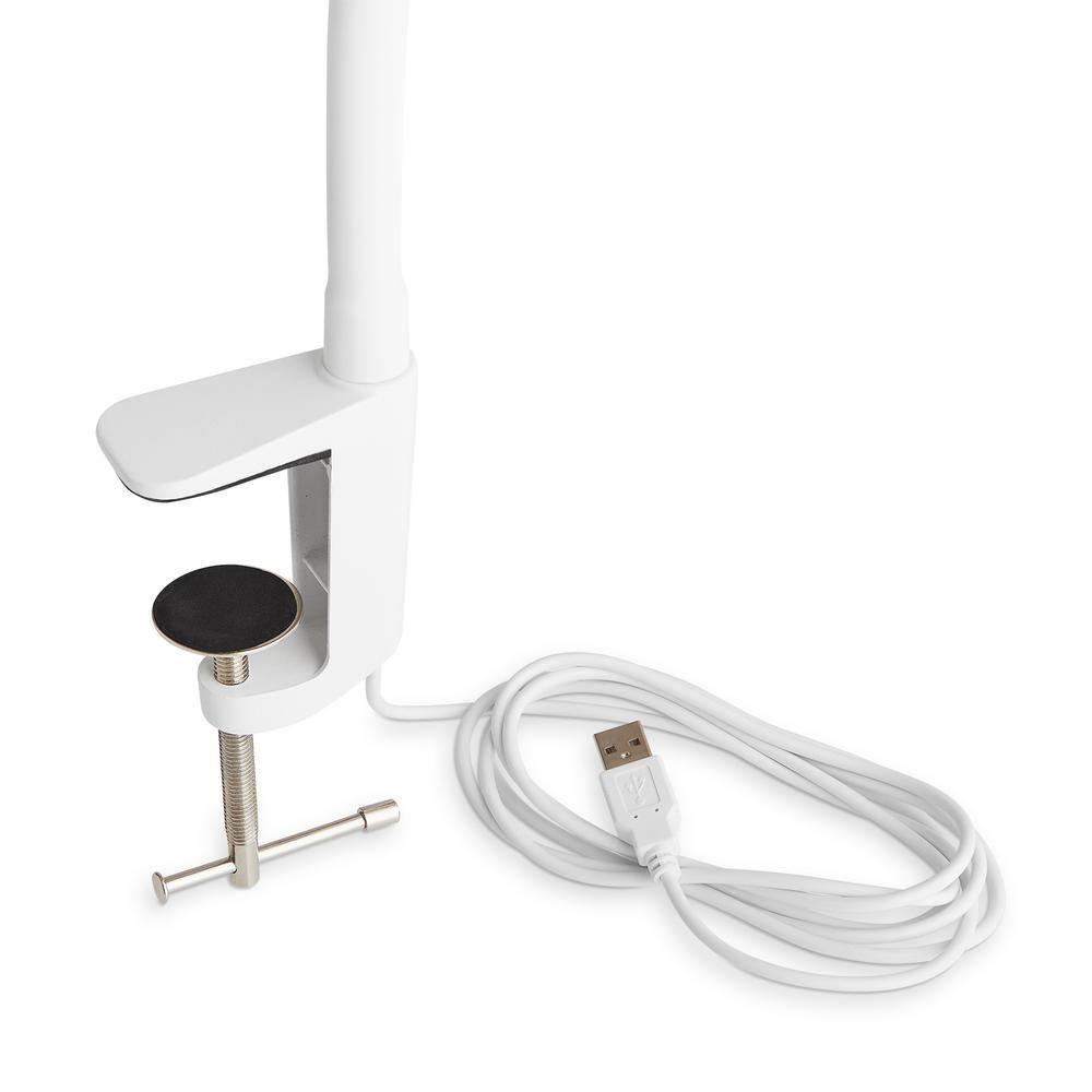 Reliable Corporation Reliable UberLight Flex 3100TL Led Task Light, Clamp, White