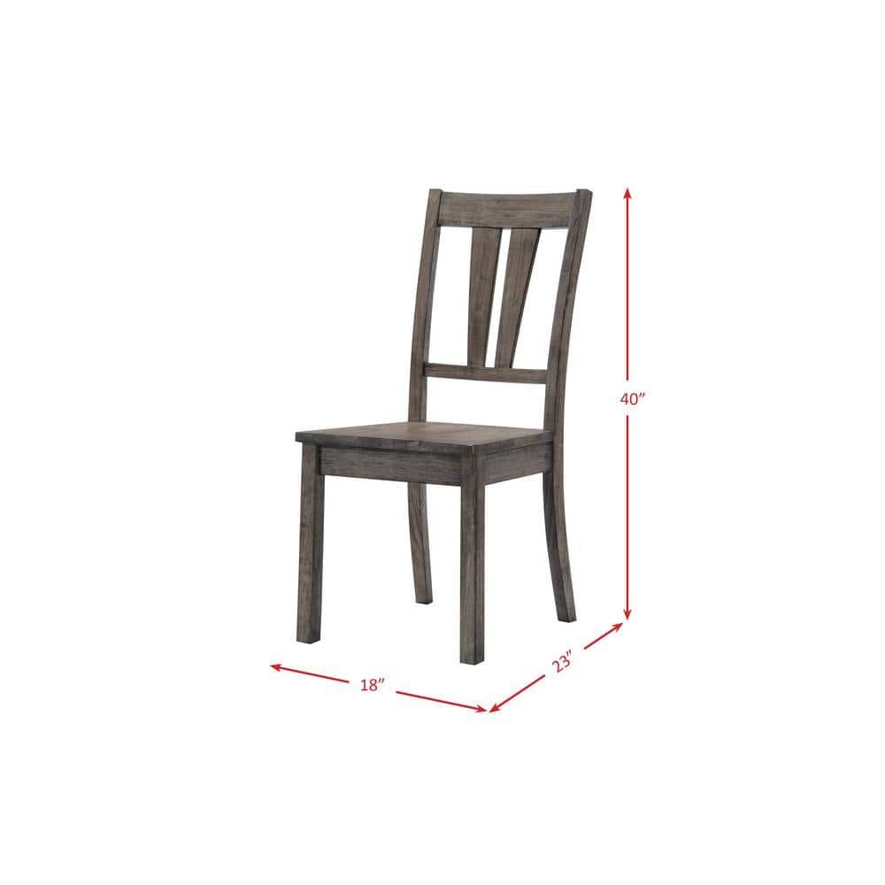 Picket House Furnishings Grayson 5 Piece Extendable Dining Set in Gray
