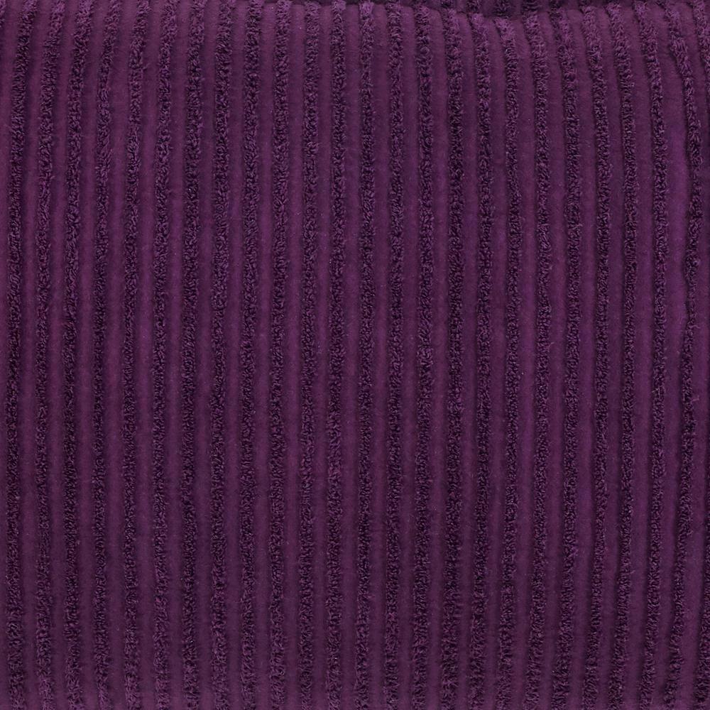 Better Trends Jullian Collection 100% Cotton Tufted Pillow Sham with Stripe Pattern Machine Washable Pillow Cover