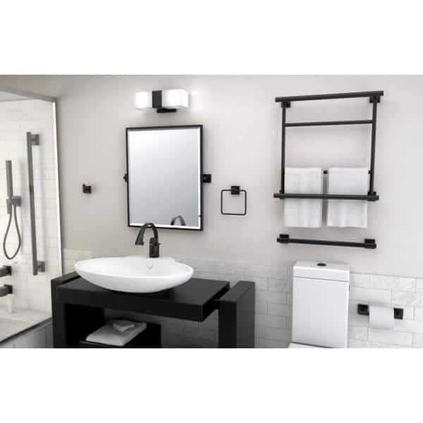 Elevate Standard Wall Mounted Toilet Paper Holder | Double Post and Spring Loaded