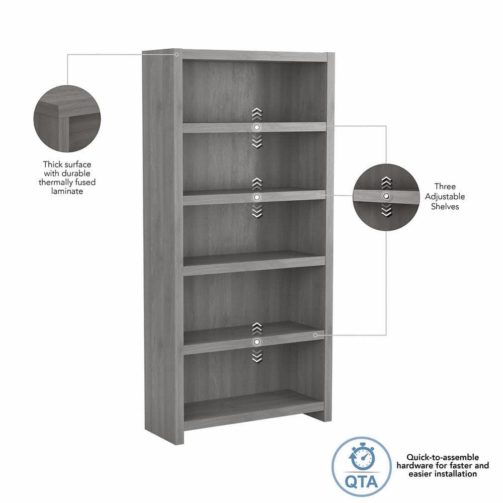 Echo 66" H x 32" W Standard Bookcase