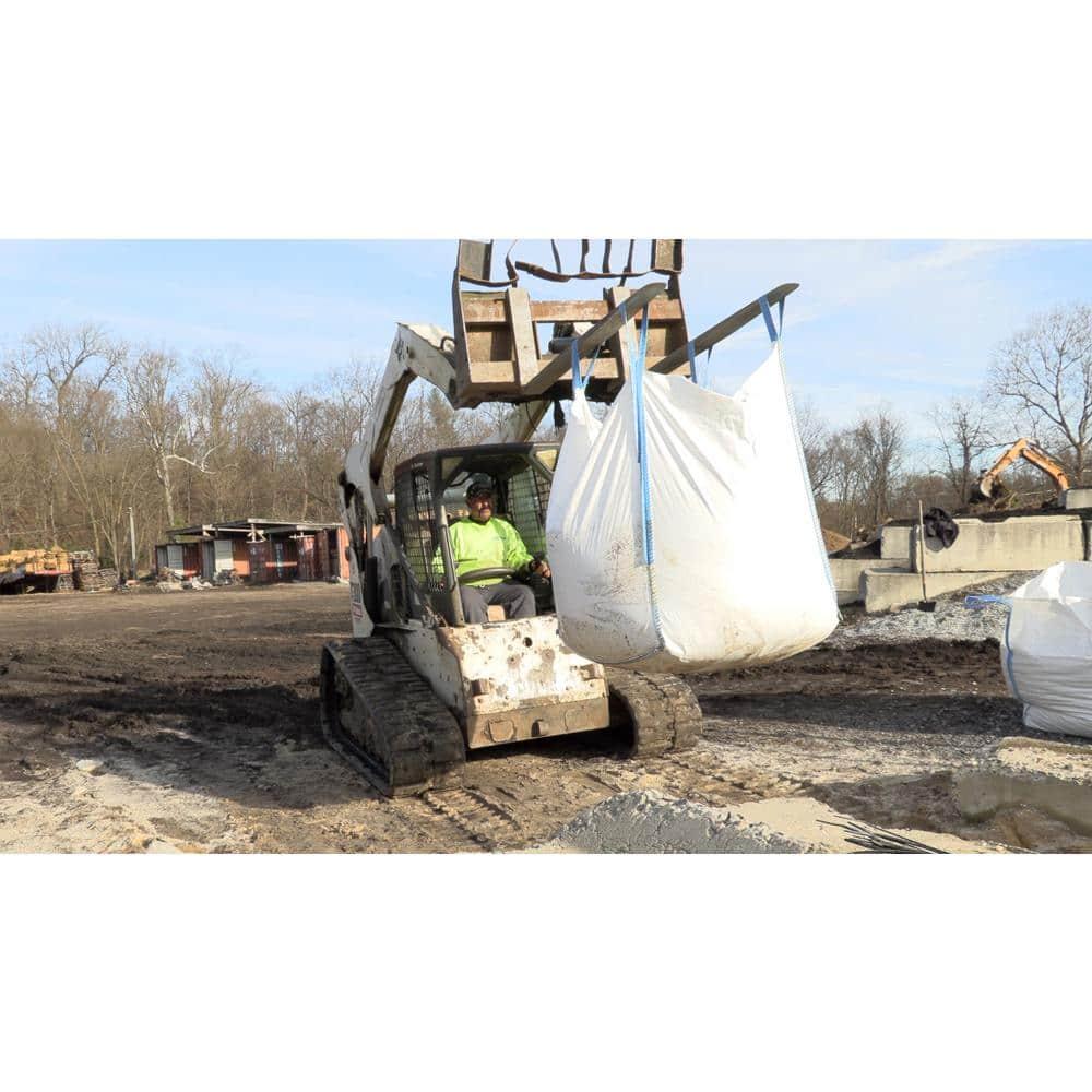 DURASACK® Builder's Bulk Bag with Flap Top, Heavy Duty, 35"L x 35"W x 40"H, 200 Gallon