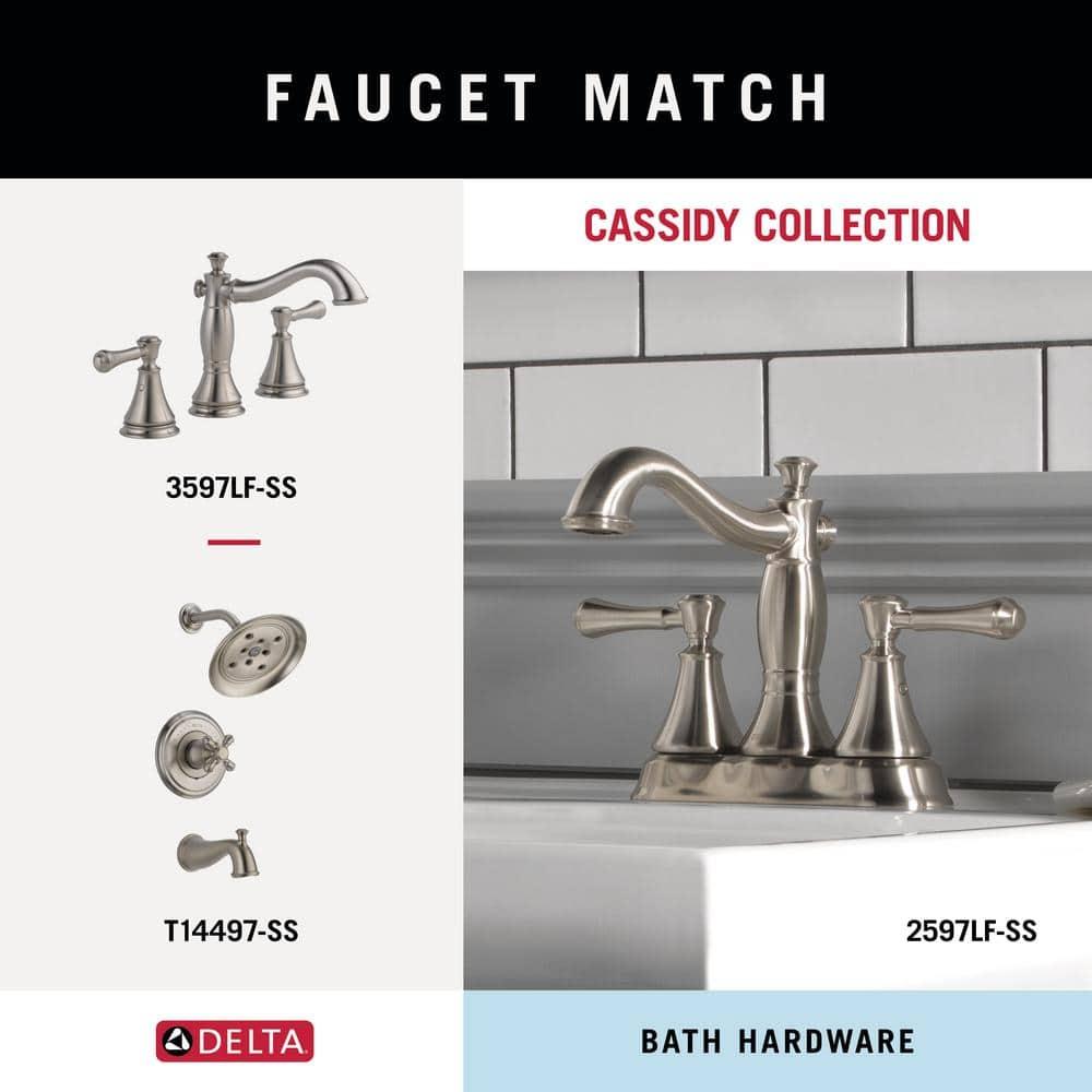 Cassidy 24 in. Wall Mount Double Towel Bar Bath Hardware Accessory
