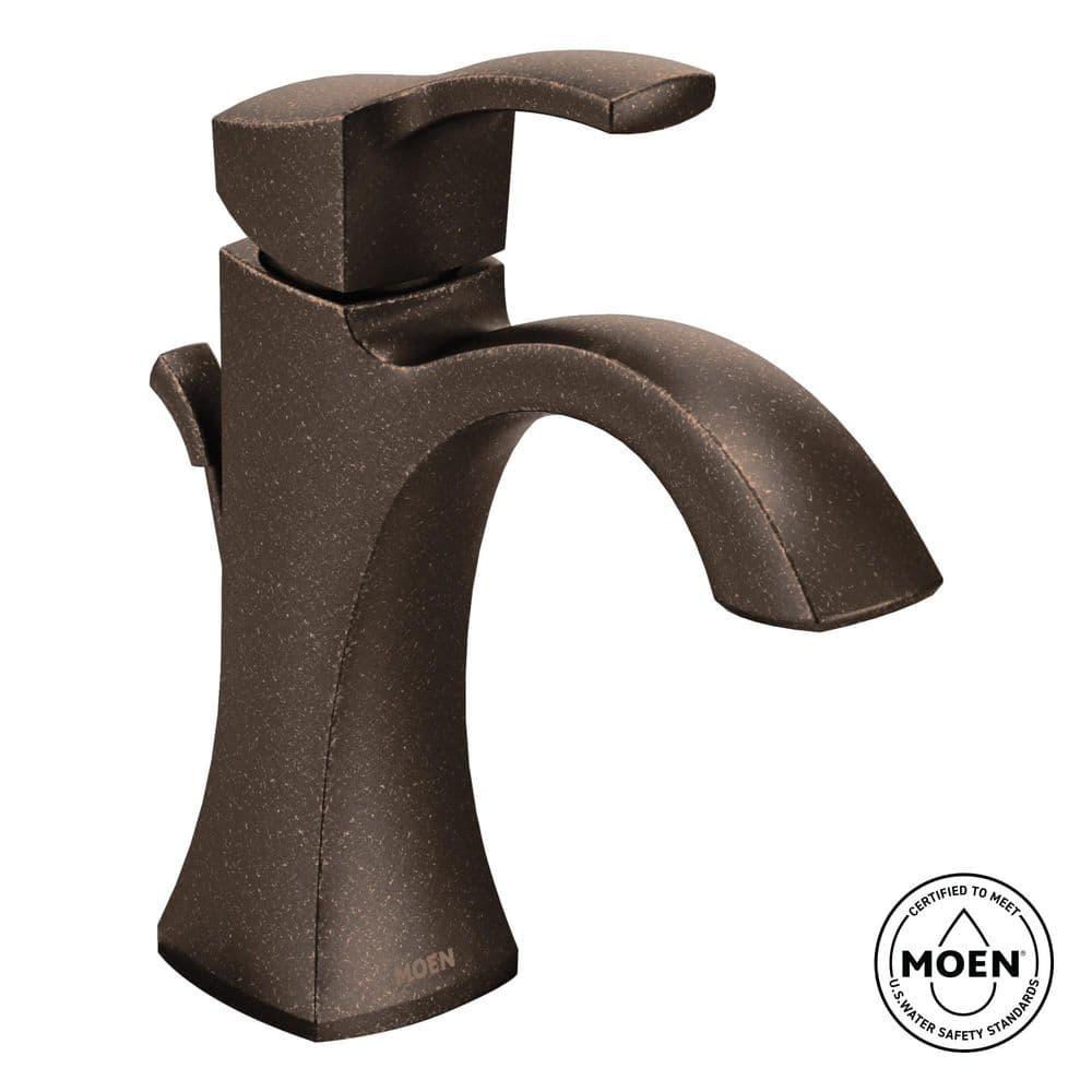 Moen Voss Single Hole Bathroom Faucet with Drain Assembly