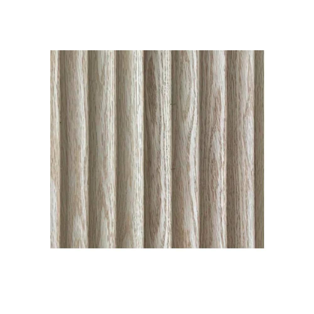 TIMELINE Fluted Solid Oak Scallop 5.625 x 72” Real Wood Slat Wall Paneling - 4 brds