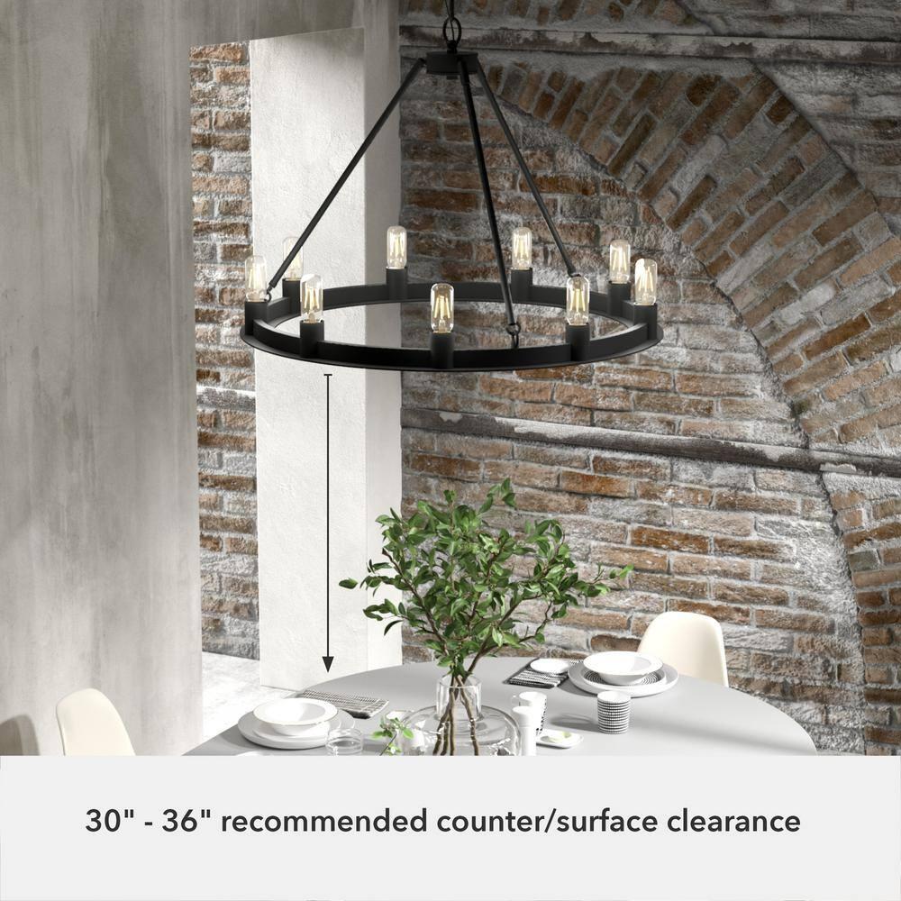 Hunter Fan 9 - Light Unique Wagon Wheel Chandelier & Reviews | Wayfair