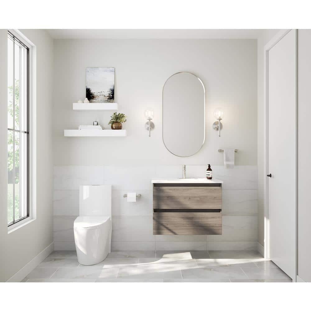 St. Tropez One Piece Elongated Toilet Dual Vortex Flush 1.6 GPF