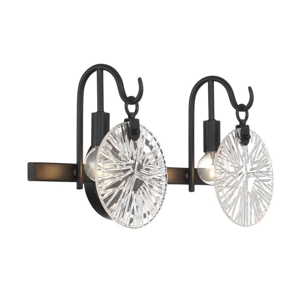 Savoy House Addison 2 - Light Vanity in  Matte Black